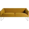 Best Pamono Thank Two-Seater Sofa in Chromed Metal and Upholstery by Quinti Sedute