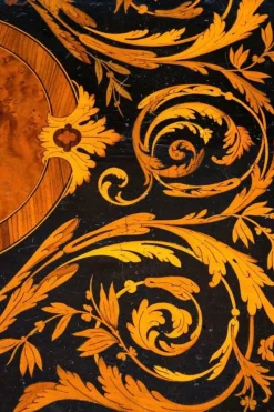 Pamono 19th-Century Marquetry Game Table, 1820s><noscript><img width=