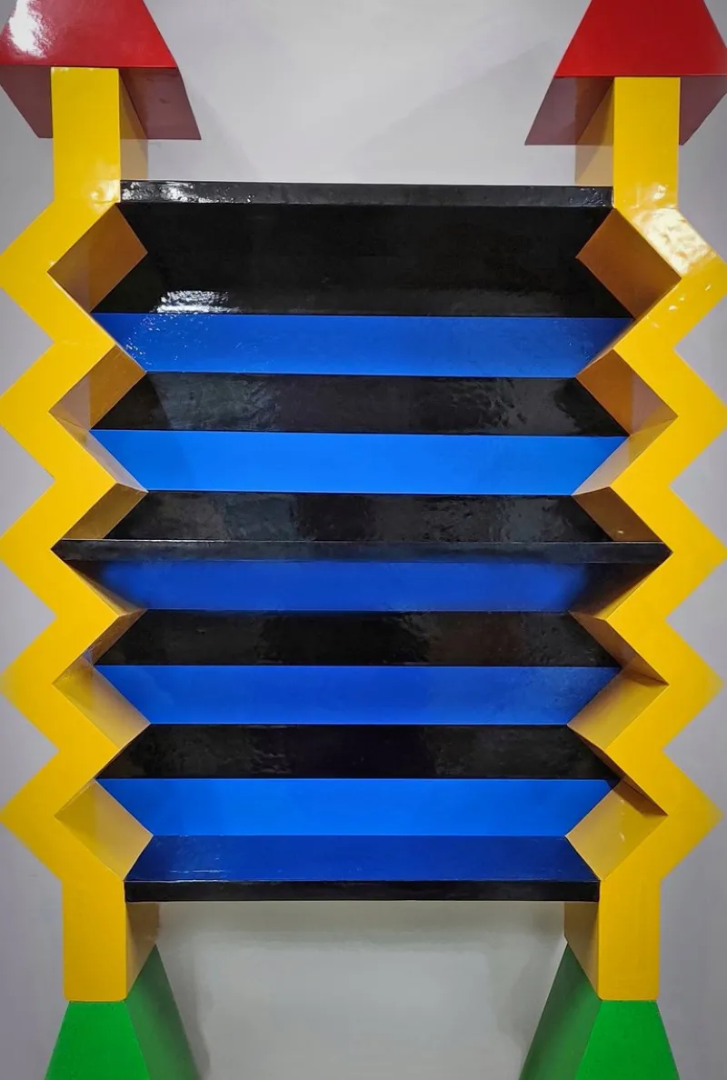 New Pamono The Arrows Bookcase by Jakob Mizrahi