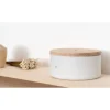 Pamono The Bread Crook in Natural Ash Wood and White Porcelain by Frau Caze> Tabletop|Bowls