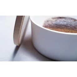 Pamono The Bread Crook in Natural Ash Wood and White Porcelain by Frau Caze> Tabletop|Bowls
