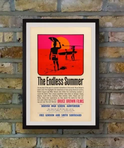 Outlet Pamono The Endless Summer Original US Film Poster by John Van Hamersveld, 1965