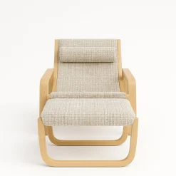 Online Pamono The Faithful Deck Chair with Ottoman by Alexandre Ligios, Set of 2