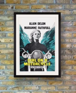 New Pamono The Girl on a Motorcycle Movie Poster, United Kingdom, 1968