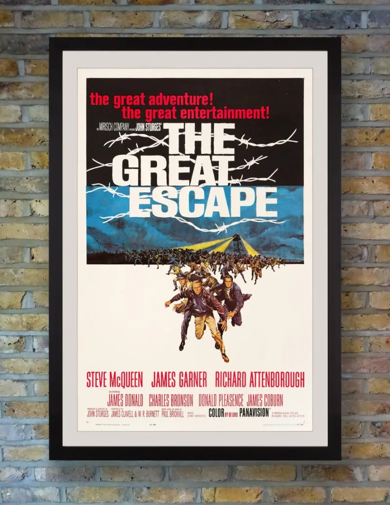 Hot Pamono The Great Escape Original Vintage US One Sheet Movie Poster, 1963