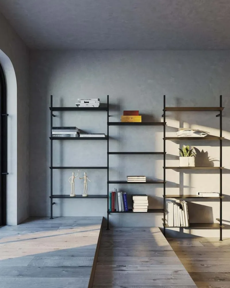 Pamono The Hypostila Shelving System by Lluis Clotet and Oscar Tusquets