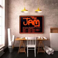 New Pamono The Jam Tour Poster, United Kingdom, 1978