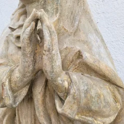 Sale Pamono The Madonna, 17th Century, Lacquered Limewood