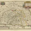 Pamono The Principality of Dombes by Jan Jansson, 1636> Wall Decor