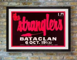 Pamono The Stranglers Concert at Bataclan Poster, Paris, France, 1978> Posters|Wall Decor