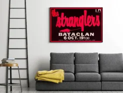 Pamono The Stranglers Concert at Bataclan Poster, Paris, France, 1978><noscript><img width=