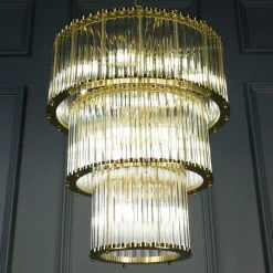 Pamono The Triple Monza Chandelier from Pure White Lines