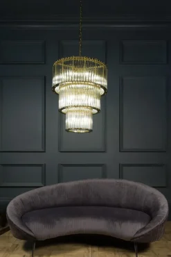 Pamono The Triple Monza Chandelier from Pure White Lines