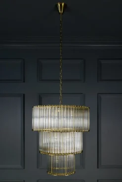 Pamono The Triple Monza Chandelier from Pure White Lines