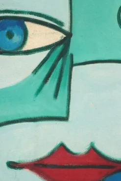 Pamono The Two Faces Painting by Michel Guérin in the style of Picasso><noscript><img width=