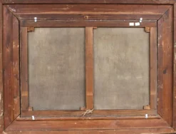 Hot Pamono The White Villa, 20th Century, Oil Painting, Framed