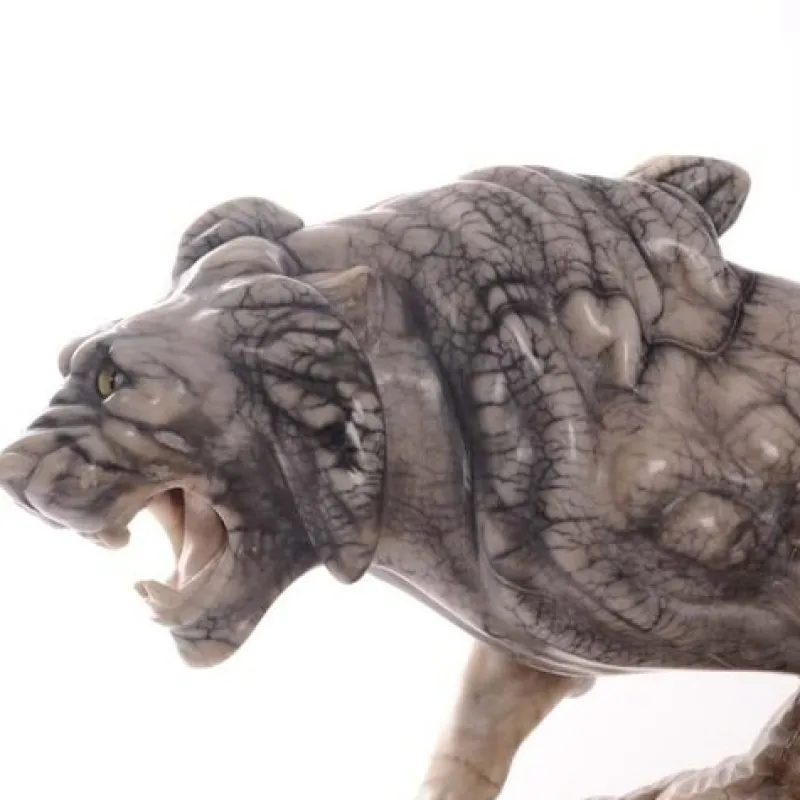 Pamono Thomas Francois Cartier, Animal Sculpture, Marble> Classical