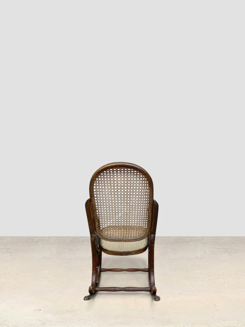 Hot Pamono Thonet Rocking Armchair by Michael Thonet for Thonet