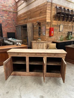 Pamono Three-Door Sideboard in Cherry Wood><noscript><img width=
