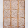 Pamono Three-Panel Rattan Room Divider, 1960s> Room Dividers & Screens