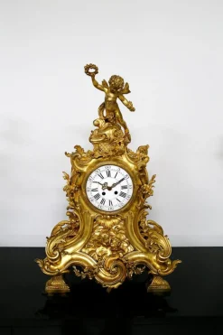 Pamono Three-Piece Clock by Samuel Marti, Set of 3><noscript><img width=