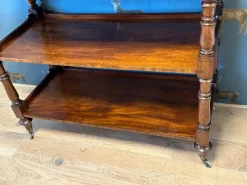 Pamono Three-Tiered Shelf in Mahogany><noscript><img width=