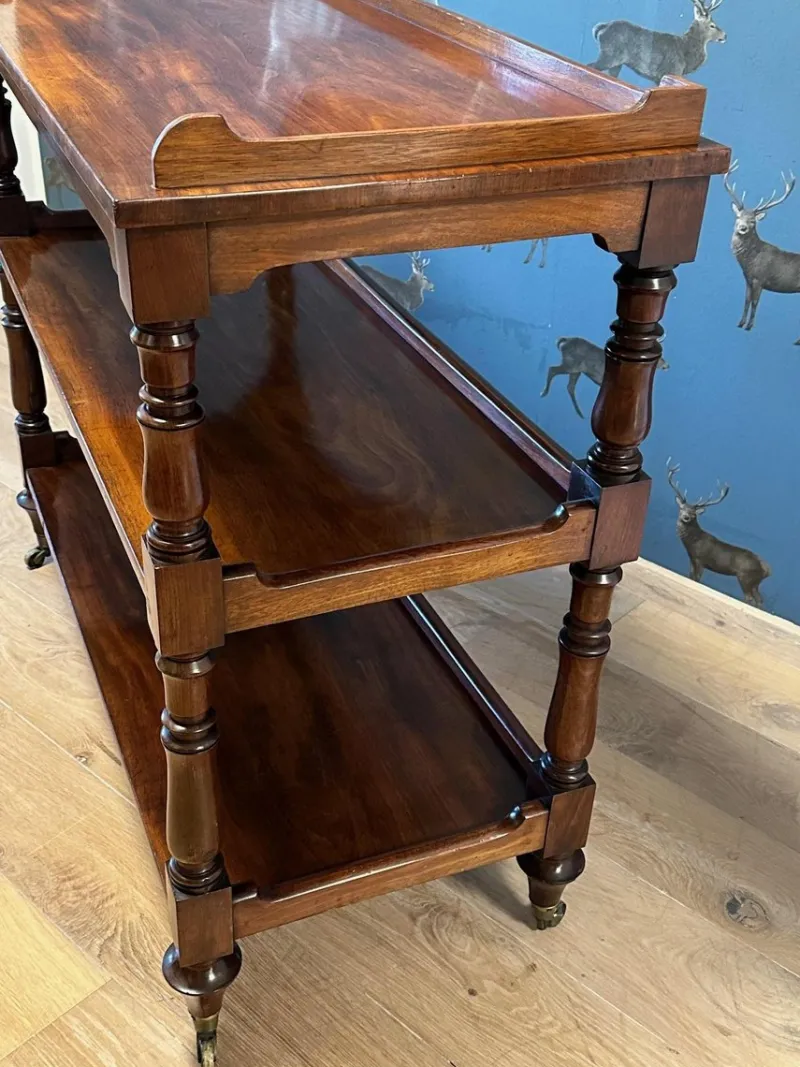 Pamono Three-Tiered Shelf in Mahogany> Shelves & Wall Units