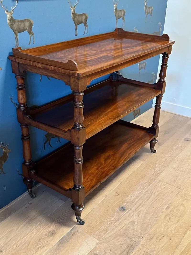 Pamono Three-Tiered Shelf in Mahogany> Shelves & Wall Units
