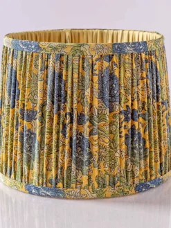 Clearance Pamono Tichelaar Makkum Delft Virginia Tobacco Jar Table Lamp, New Silk Lampshade