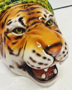 Pamono Tiger Ceramic Wall Shelf by Ceramiche Boxer><noscript><img width=