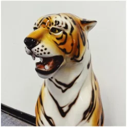 Outlet Pamono Tiger Statue in Ceramic