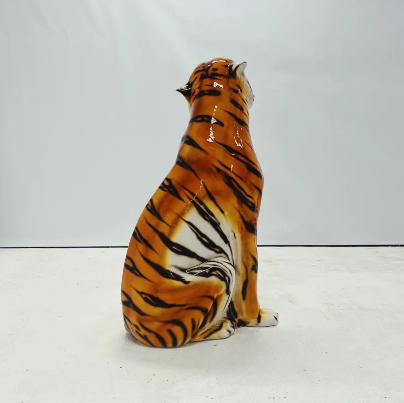 Pamono Tiger Statue in Ceramic by Ceramiche Boxer> Sculpture