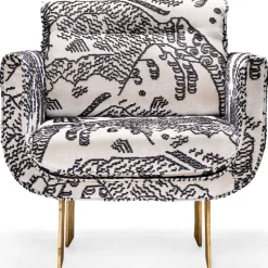 Pamono Tiger Velvet Lounge Chair with Cast Brass Legs by Egg Designs><noscript><img width=