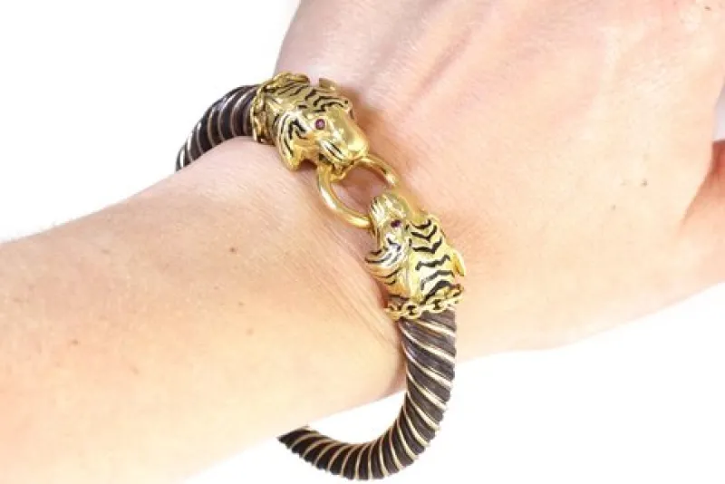 Pamono Tiger's Bracelet by Gay Freres> Bracelets
