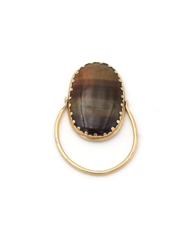 Discount Pamono Tiger's Eye Swivel Ring