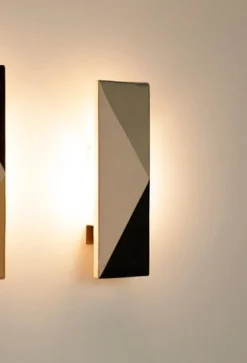 Best Pamono Tile Green and Black Ceramic Decorative Wall Lamp by Violaine d'Harcourt