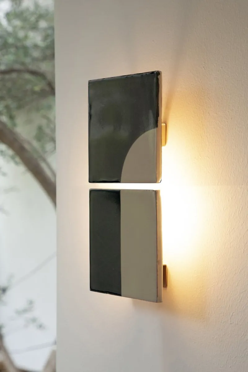 Pamono Tiles Door G Wall Light by Violaine d'Harcourt> Wall Lights & Sconces
