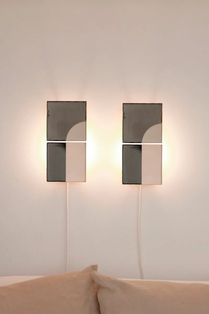 Pamono Tiles Door G Wall Light by Violaine d'Harcourt