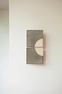 Online Pamono Tiles Moon Yellow Ceramic Decorative Wall Lamp by Violaine d'Harcourt