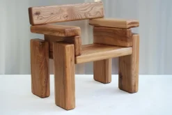 Pamono Timber Armchair by Onno Adriaanse> Seating