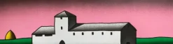 Discount Pamono Tino Stefanoni, Casolare rosa, 1990, Serigraph