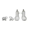 Pamono Tipì e Tidò & Lilì e Lulù Sets for Condiments in Blown Glass by Matteo Cibic for Paola C., Set of 4