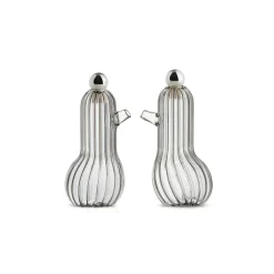 Pamono Tipì e Tidò & Lilì e Lulù Sets for Condiments in Blown Glass by Matteo Cibic for Paola C., Set of 4