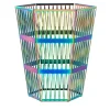 New Pamono Tip Top Small Hexagonal Steel Paper Basket by Richard Hutten