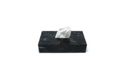 Discount Pamono Tissue Box Cover in Black Marble