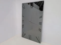 Clearance Pamono Titanium Mirror Clock from Reflex Angelo