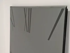 Clearance Pamono Titanium Mirror Clock from Reflex Angelo