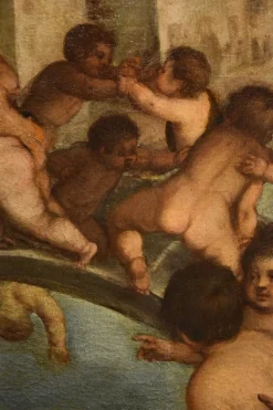 Best Pamono Tiziano Vecellio, Ponte Dei Pugni, 1600, Oil on Canvas, Framed