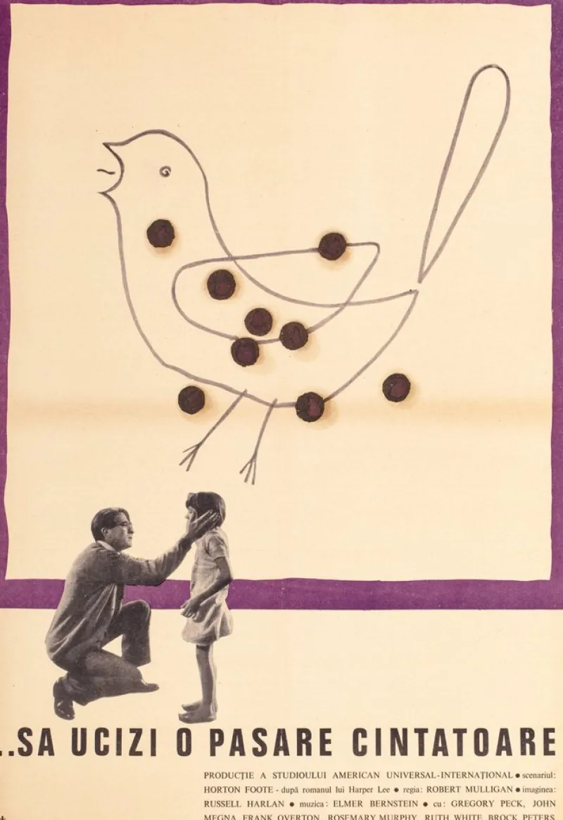 Best Pamono To Kill a Mockingbird Movie Poster, Romania, 1963