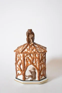 Sale Pamono Tobacco Box with Forest Animals, 1890s